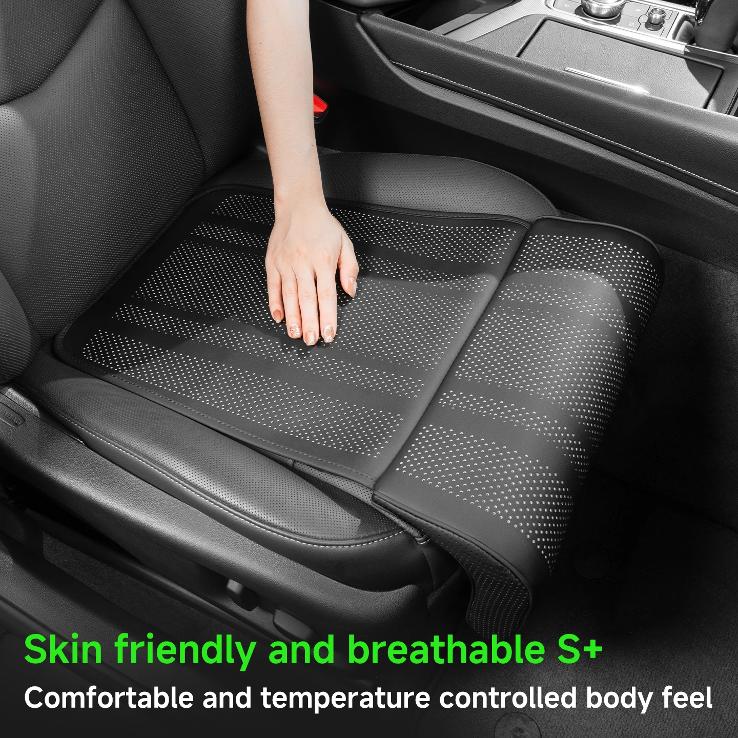 For Toyota Yaris Vitz 2006 2007 2008 2009 2010 2011 Universal Car Seat Leg Support Cushion Leather Pad Auto Accessories