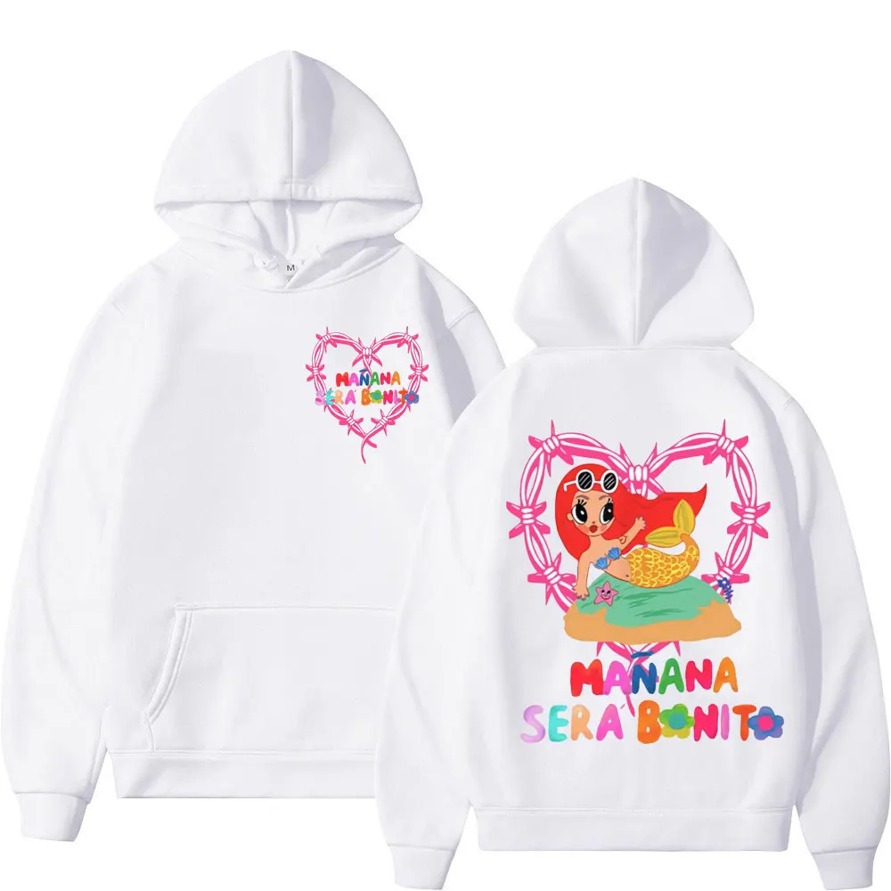 

Singer Karol G Music Album Manana Sera Bonito Graphic Hoodie Fashion Y2k Style Sweatshirt Men Women Hip Hop Aesthetics Pullovers