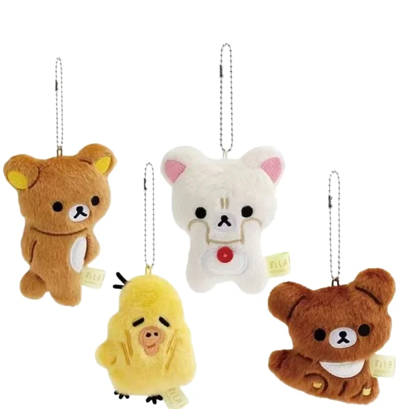 ตุ๊กตาการ์ตูนริลัคคุมะ อิโมจิ ตุ๊กตาผ้าพลัฌ ของเล่น กระเป๋า พวงกุญแจ อนิเมะ คาวาอี้ ตุ๊กตาคิริโอิริ ลูกเจี๊ยบโกรธ ตุ๊กตาหมี