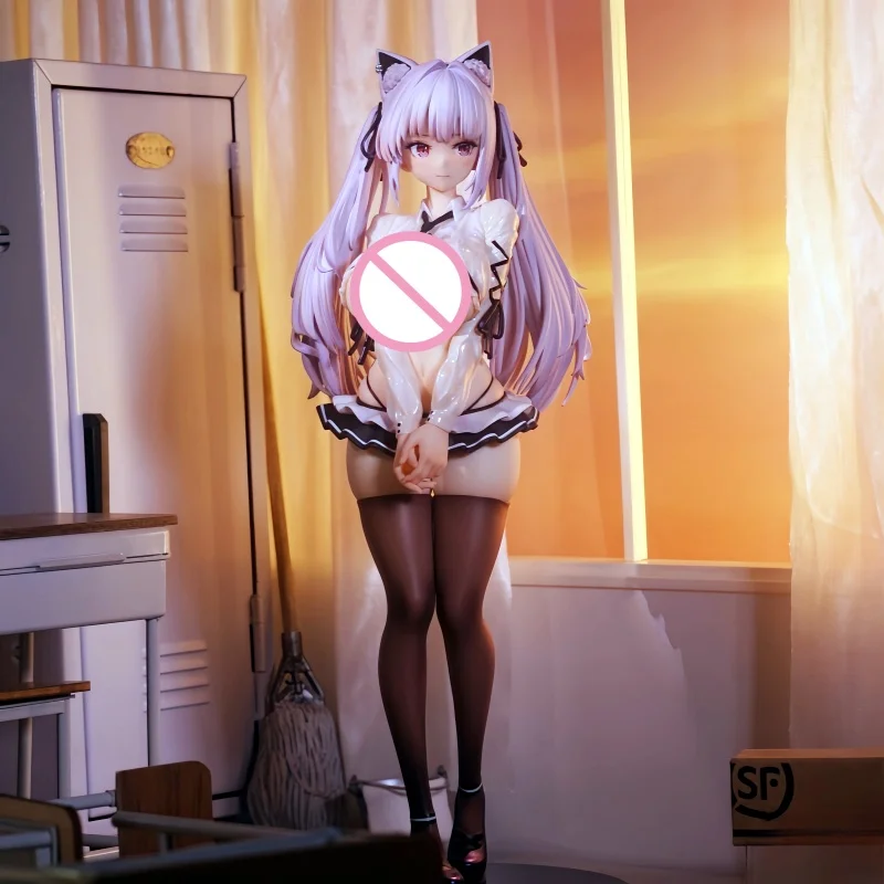 Gorąca Oryginalna Siki Anim Alvina-Chan Wet Ver. Figurka akcji PVC 1/7 Anime Model Zabawki Kolekcjonerskie Lalka Prezent Zabawka