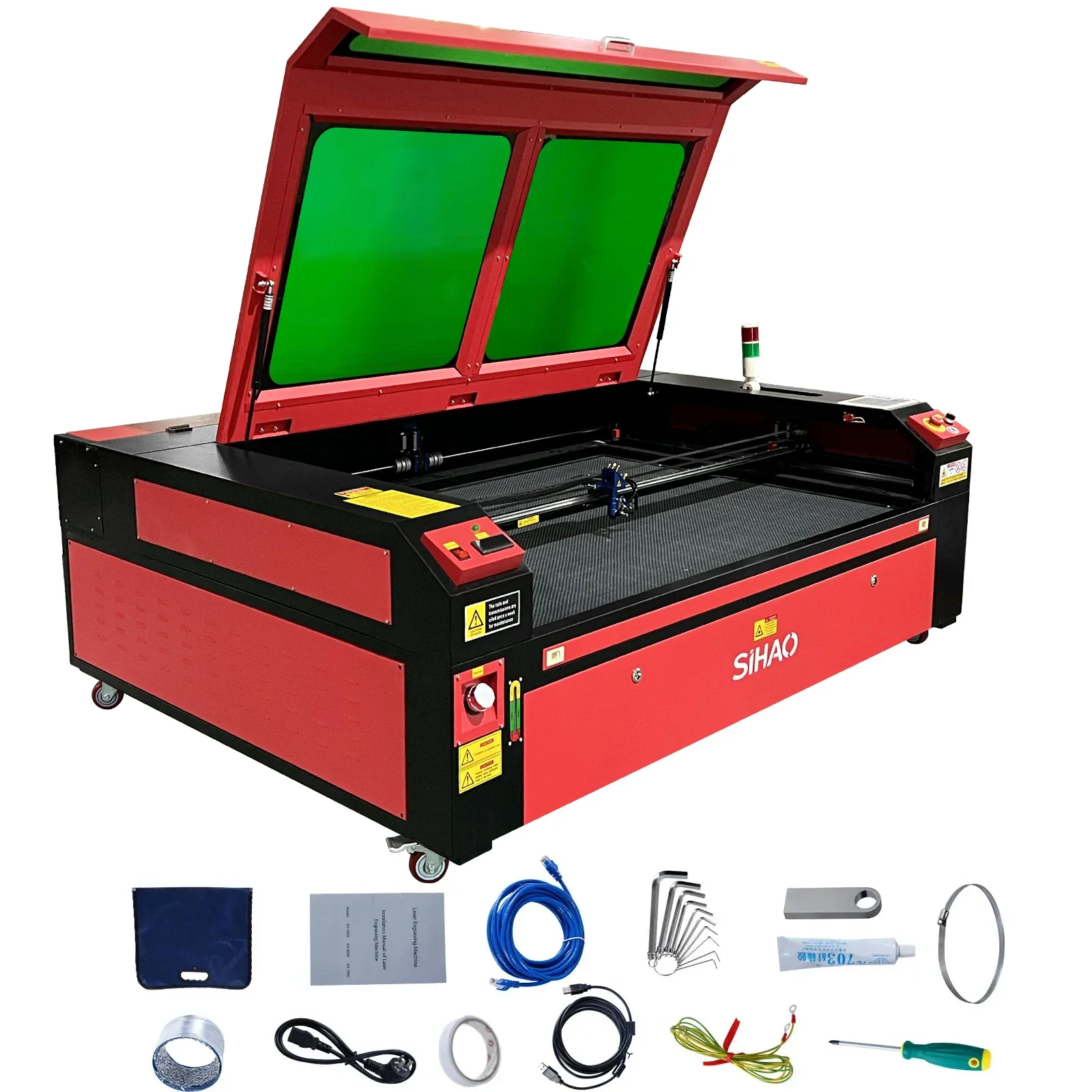 

VEVOR Laser Engraver CO2 Laser Engraving Machine 50/60/80/100/130W RUIDA Lightburn Fabric Wood Digital Engraving Carving Print