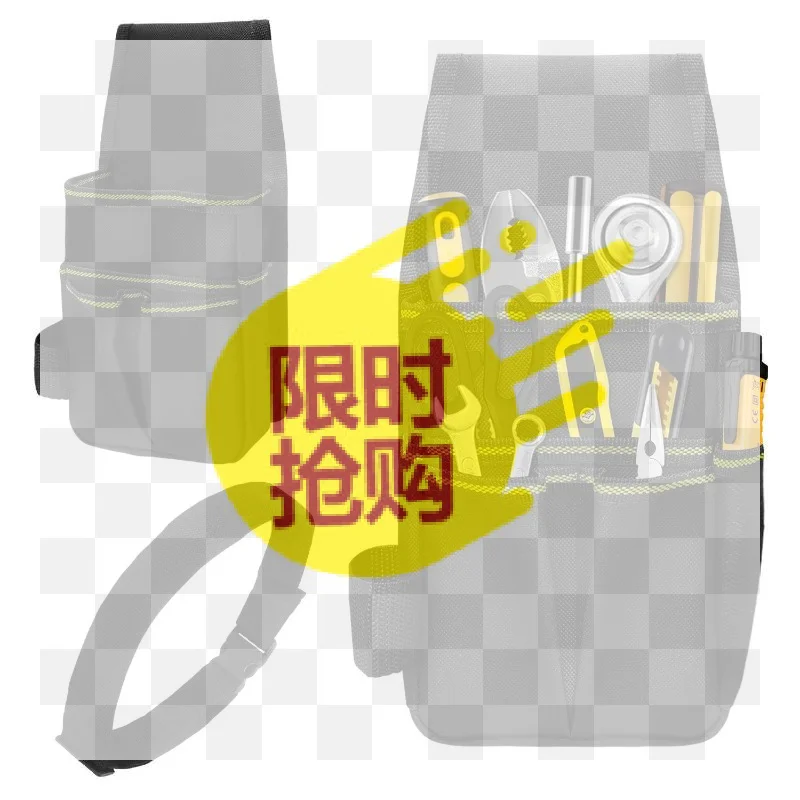 Multi Functional Tools Bag Waist Pouch Belt Storage Holder Organizer Garden Tool Kits Waist Packs Oxford Cloth Pocket Tool Pouc