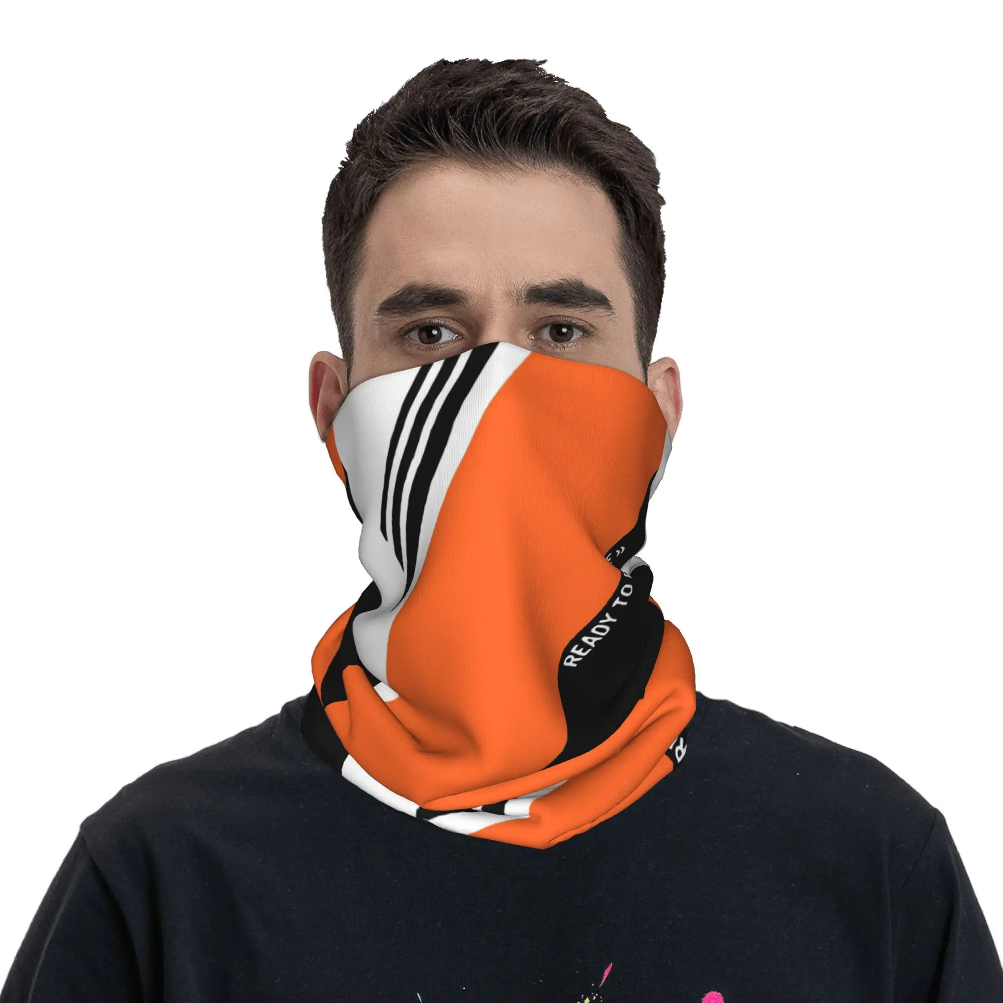 Custom Ready To Race Enduro Cross Motocross Motor Bandana Neck Gaiter Windproof Face Scarf Cover Men Hot Headband Tube Balaclava image 4