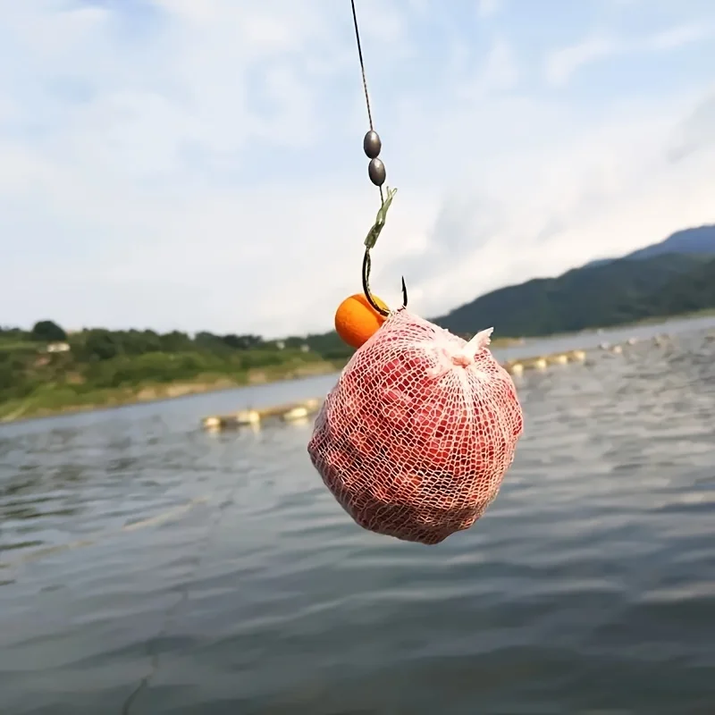 1PC 5M Angeln Feeder PVA Wasser Auflösen Schmale Mesh Rohr Net Karpfen Lockt Refill Plunger Bar Tackle Karpfen angeln Feeder – Detail 5