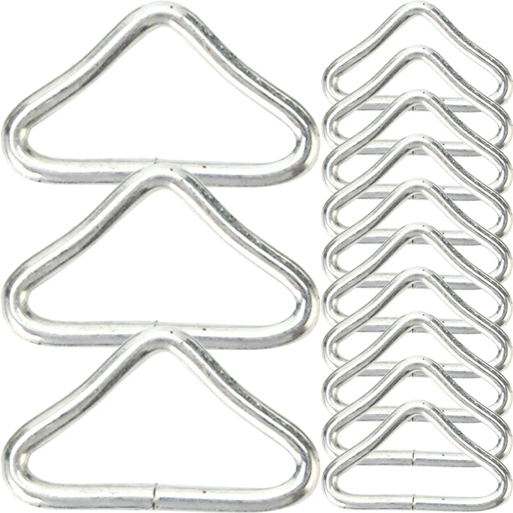 30Pcs Portable Trampoline Parts Replaceable Trampoline Buckles V-shaped Trampoline Rings triangle buckles