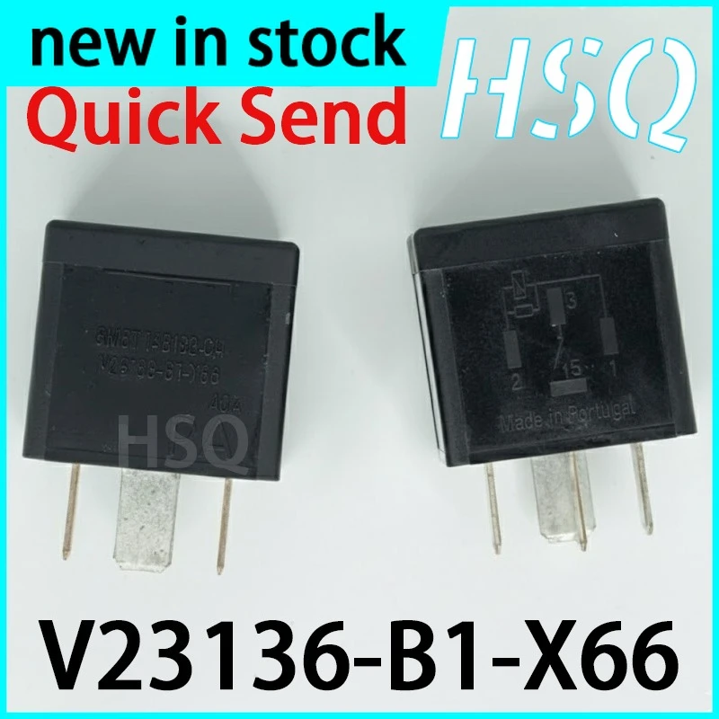 2PCS New 5M5T14B192CA V23136-B1-X66 4-pin 12V 40A Relay