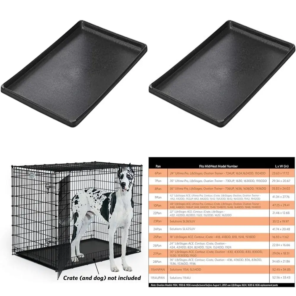 

Черная сменная поддон-вставка для 54-дюймовой собачьей клетки MidWest SL54DD
