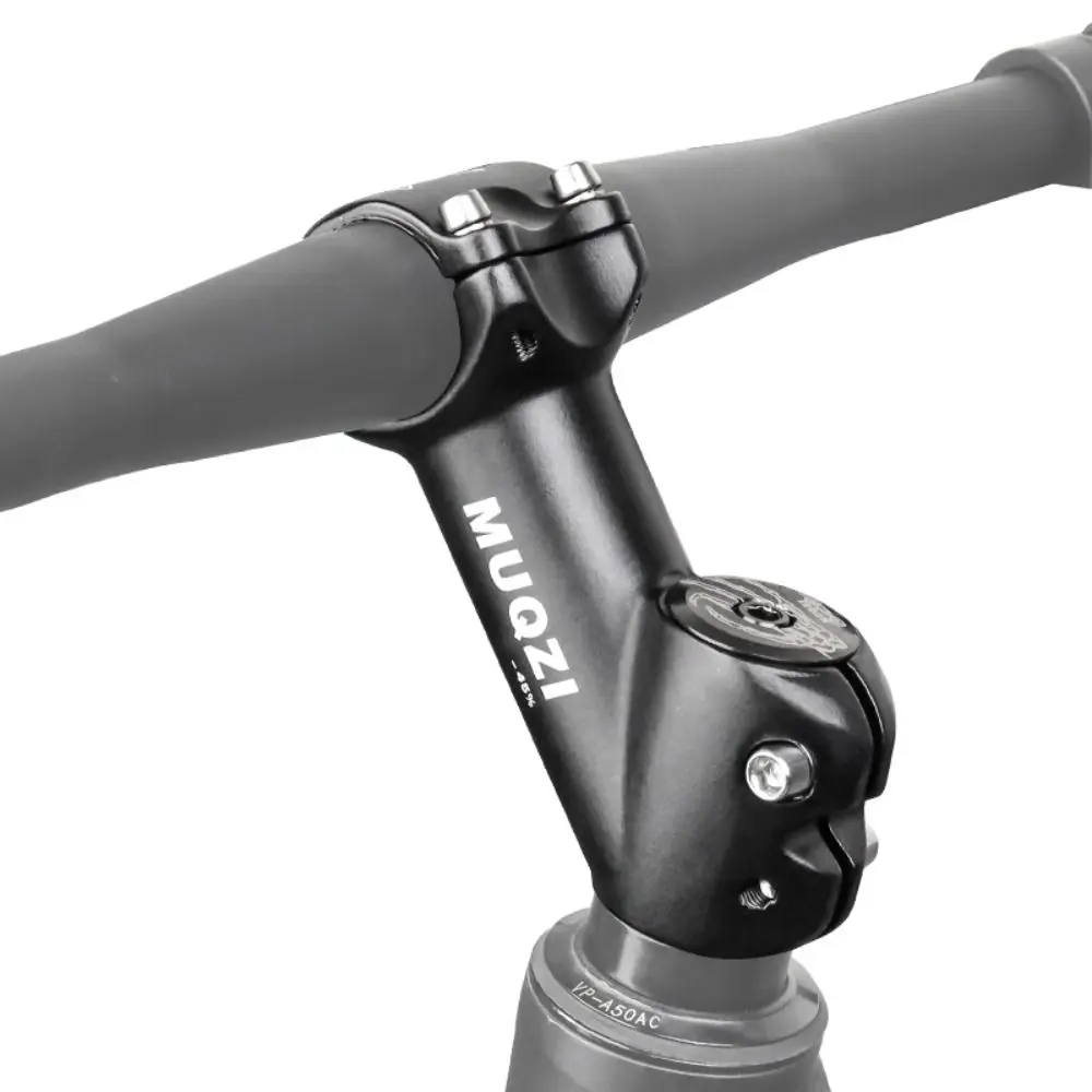 Aluminum Alloy 45 Degree Bike Stem 31.8mm Fork Anti-slip MTB Riser Stem Waterproof 28.6 Height Increase Bicycle Handlebar Stem