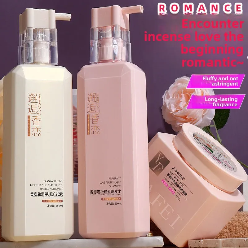 Nourishing Scented Shampoo and Conditioner Smooth, and Healthy Hair - Anti-Dandruff, Itch Relief, and Oil Control Formula