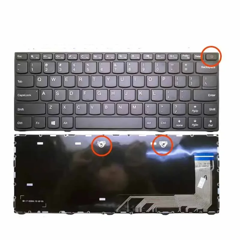 New Keyboard with backlit for Lenovo 110-14isk TianYi 310-14isk 310-14IKB E41-25