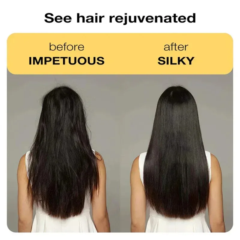 Maschera per capelli al collagene all'olio di argan di Abania - Essenza condizionante profonda da 200 ml per capelli secchi e danneggiati