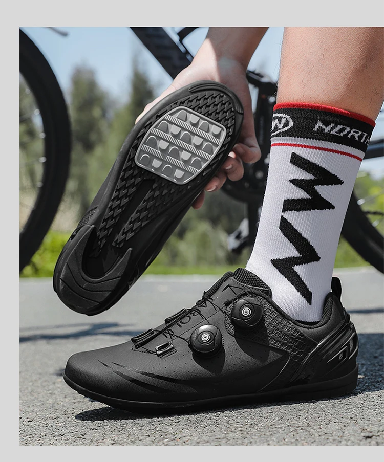 Unisex-Fahrradschuhe, atmungsaktive SPD-Rennradschuhe, professionelle MTB-Mountainbike-Schuhe, locklose Trainings-Fahrradschuhe – Detail 30