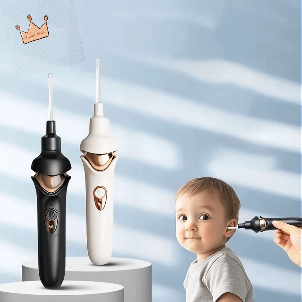 

USB перезаряжаемый электрический прибор для удаления ушной серы, безопасная вибрация, мягкая ушная ложка, электрическая ушная ложка со светодиодной подсветкой, визуальный