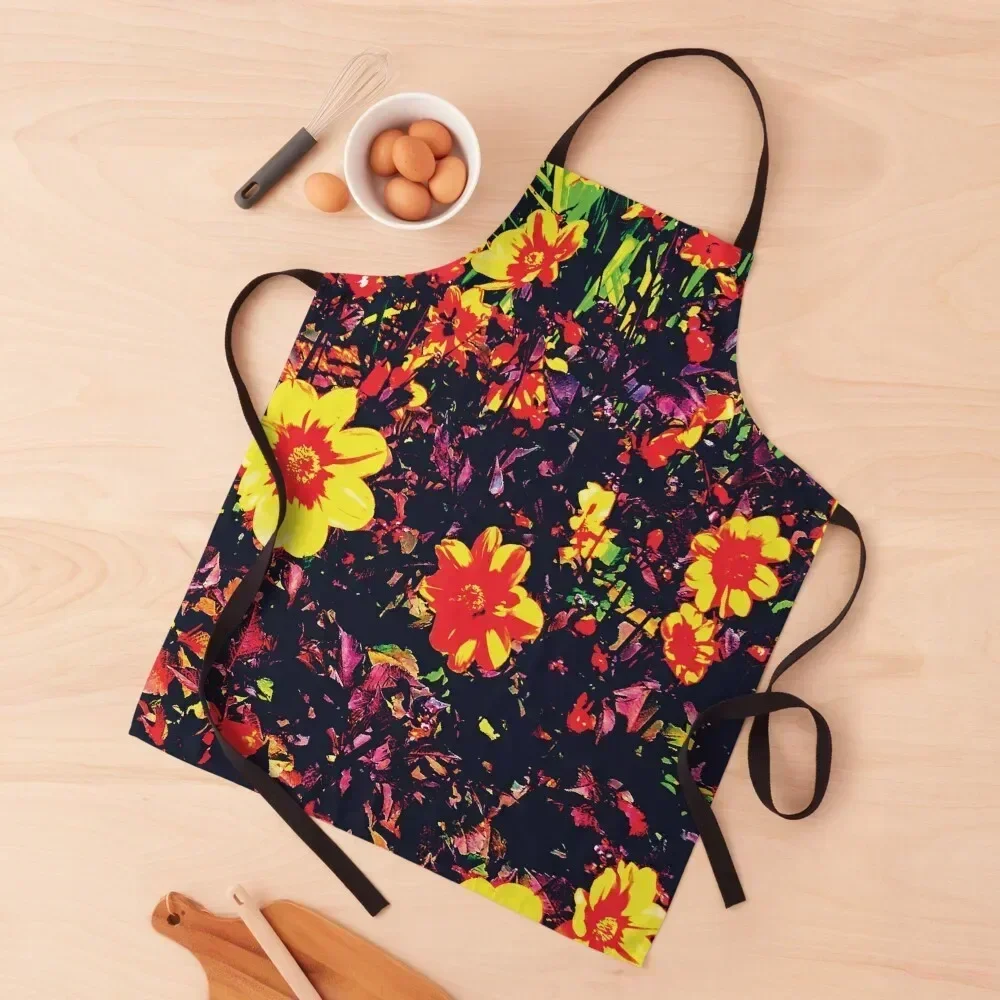 

Dahlias in Botanical Gardens Melbourne Apron For Women Hairdresser Kitchen Cooking Clothes Apron