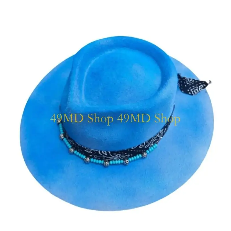 

49MD Элегантная Хомбургская шляпа для мужчин Женские стильные шерстя