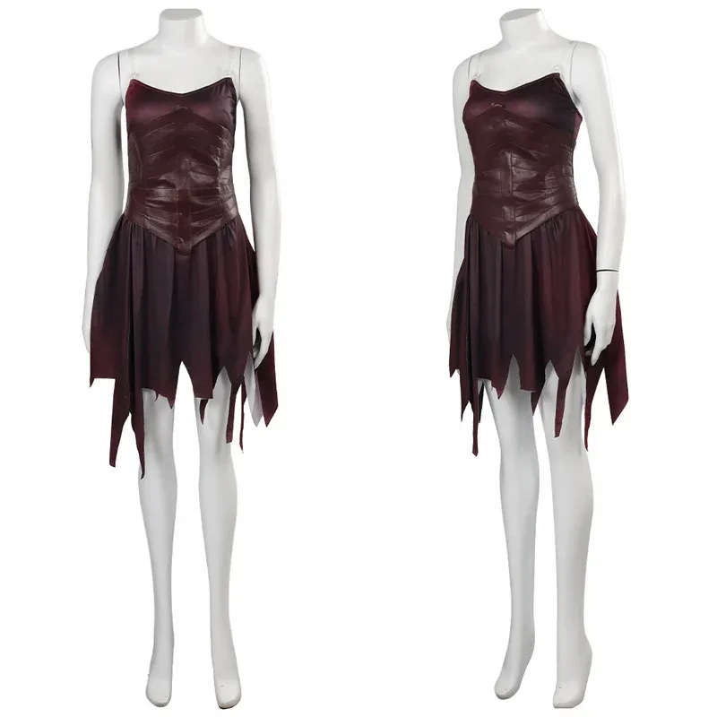 

Movie Damsel Princess Elodie Cosplay Dress Costume Battle Uniform Outfits For Adult Women Girls Halloween Carnival Suit
