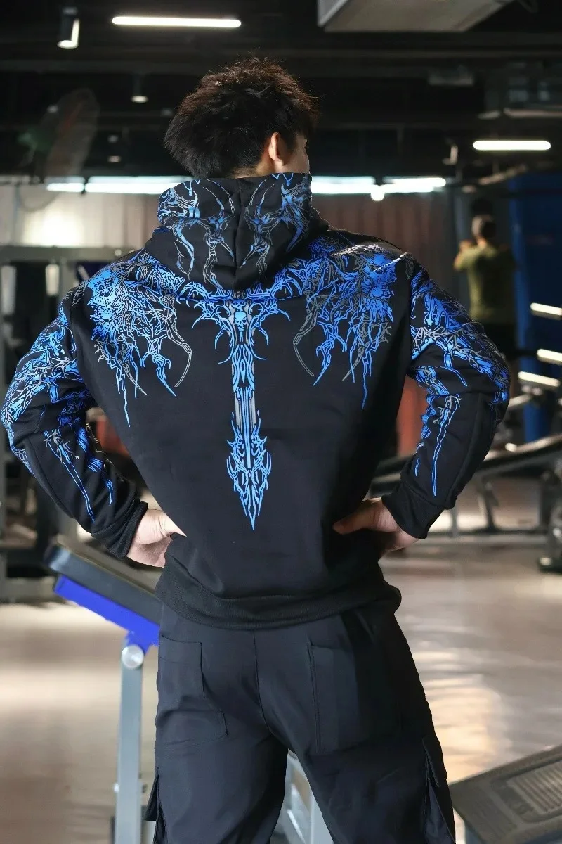 

Мужская толстовка с капюшоном — одежда для фитнеса — осень/зима — бестселлер — модный спортивный тренд