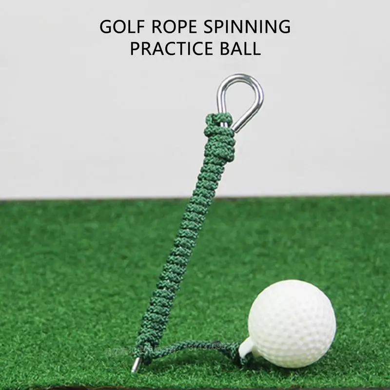 Golf Swing Rope Training Aid Speed Swing Trainer With Ball Golf Rope Training Aid Warm-Up Posture Corrector Practice Equipment