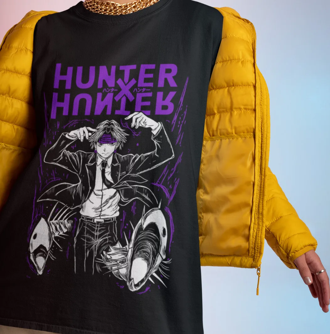 Chrollo Ryodan Shirt Hunter X Hunter Killua Gon Hisoka Anime HXH Zoldyck T-Shirt