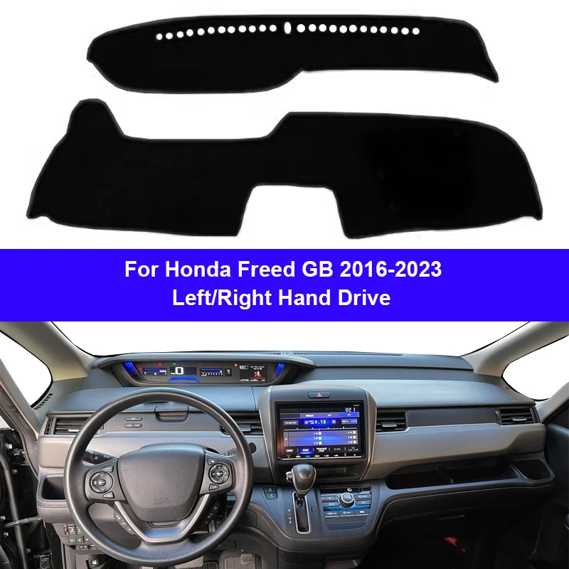 Car Dashboard Cover Dash Mat Carpet Cape for Honda Freed GB 2016 - 2023 Anti-sun Sun Shade Auto Inner Protector Rug 2022 2021