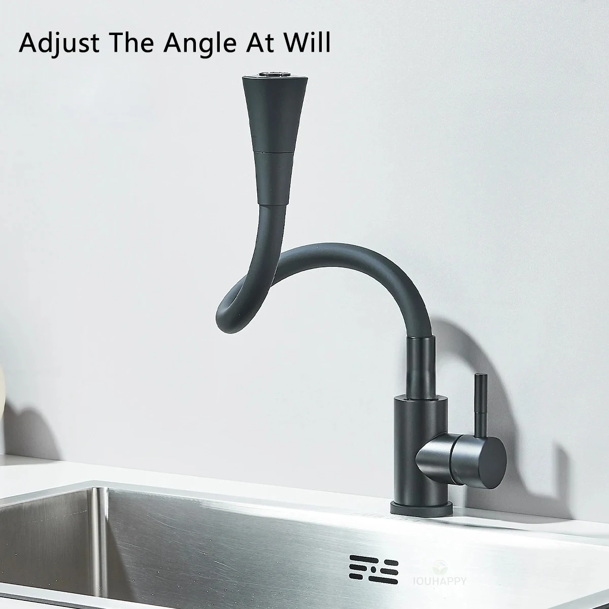Deck Mounted Kitchen Faucet Single Handle Washbasin Water Tap Cold and Hot Bathroom Sink Basin Mixer Tap Home Accessories