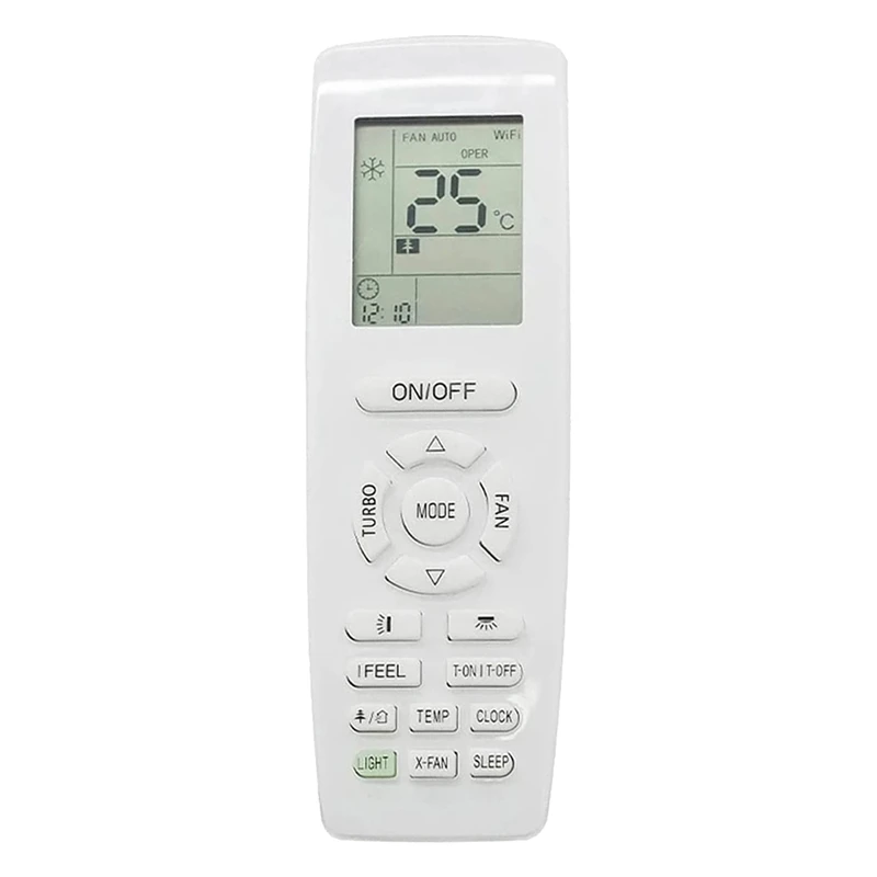 RISE-YAP1F Air Conditioner Remote Control for GREE YAP1F Home Heating and Cooling Function Replacement Remote Control