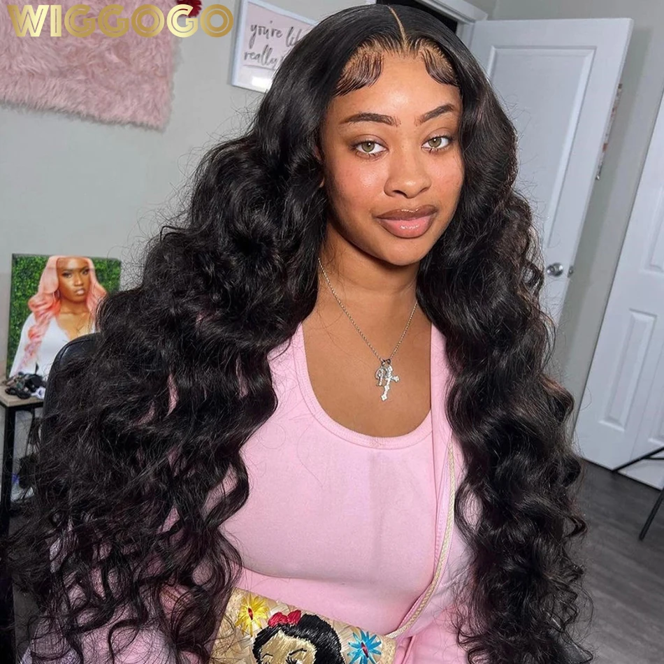 

30-40-дюймовый парик с волнистыми волосами, 13x6 HD кружевной фронтальный парик, 13x4 прозрачный кружевной фронтальный парик, предварительно выщипанный, 100% натуральные человеческие волосы, парики для чернокожих женщин