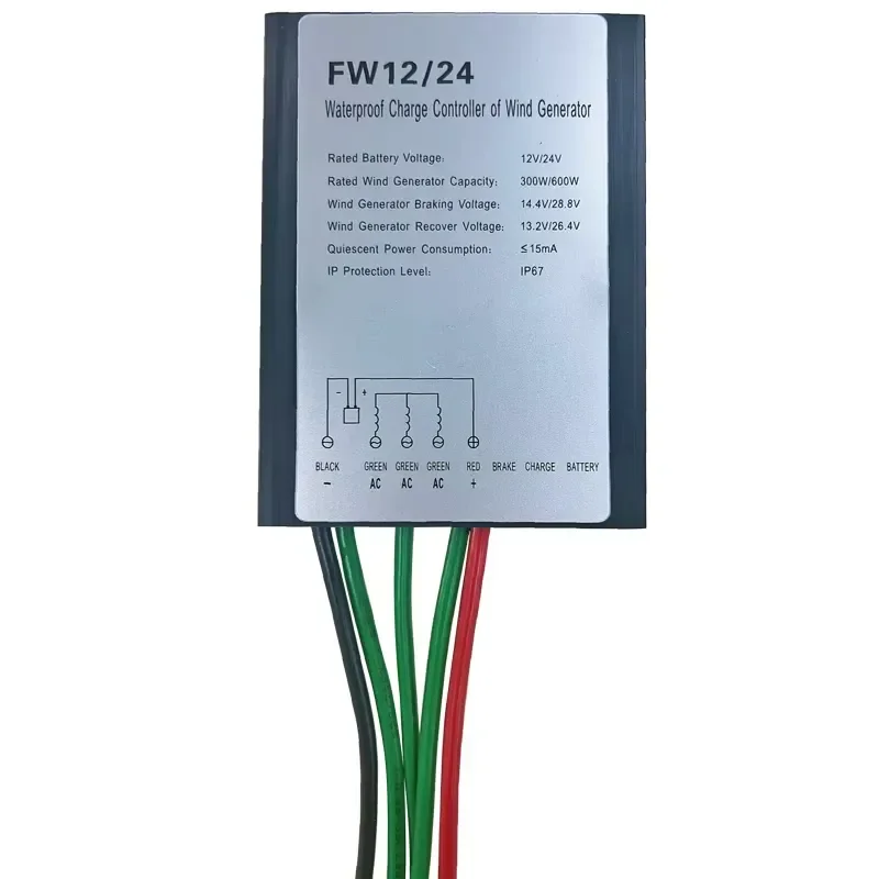 2026 HOT 12V 24V Waterproof Off Grid Wind Charge Controller for Wind Generator