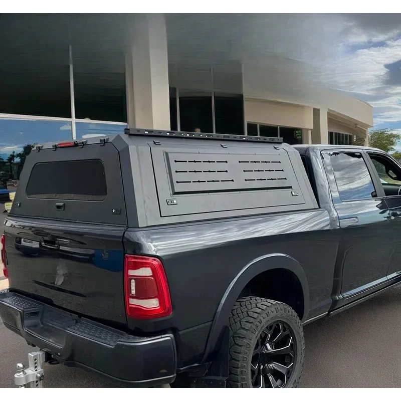 

Factory Custom-fit Truck Canopy Bed Topper Ram 3500 6.4ft 2017 Topper Aluminum Rainproof Pickup Hardtop Canopy Cap