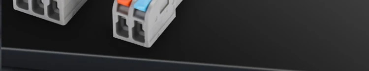Männlich weiblich Docking Mini Quick Wire Connector Universelle kompakte elektrische Verkabelungsanschlüsse Push-in-Leiterklemmenblock – Detail 2
