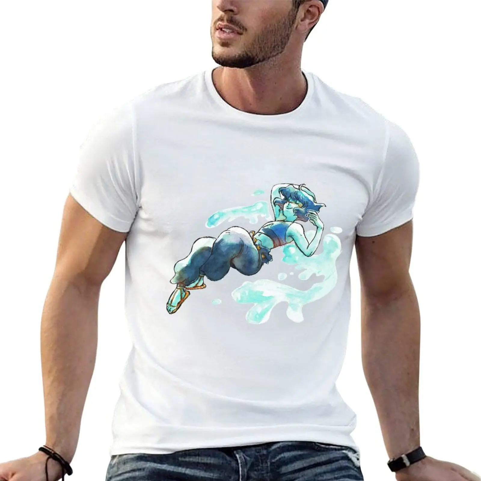 Lapis Lazuli Steven Universe T-Shirt man t shirt heavy cotton t shirts for man cotton funny t shirt man plain T-shirt