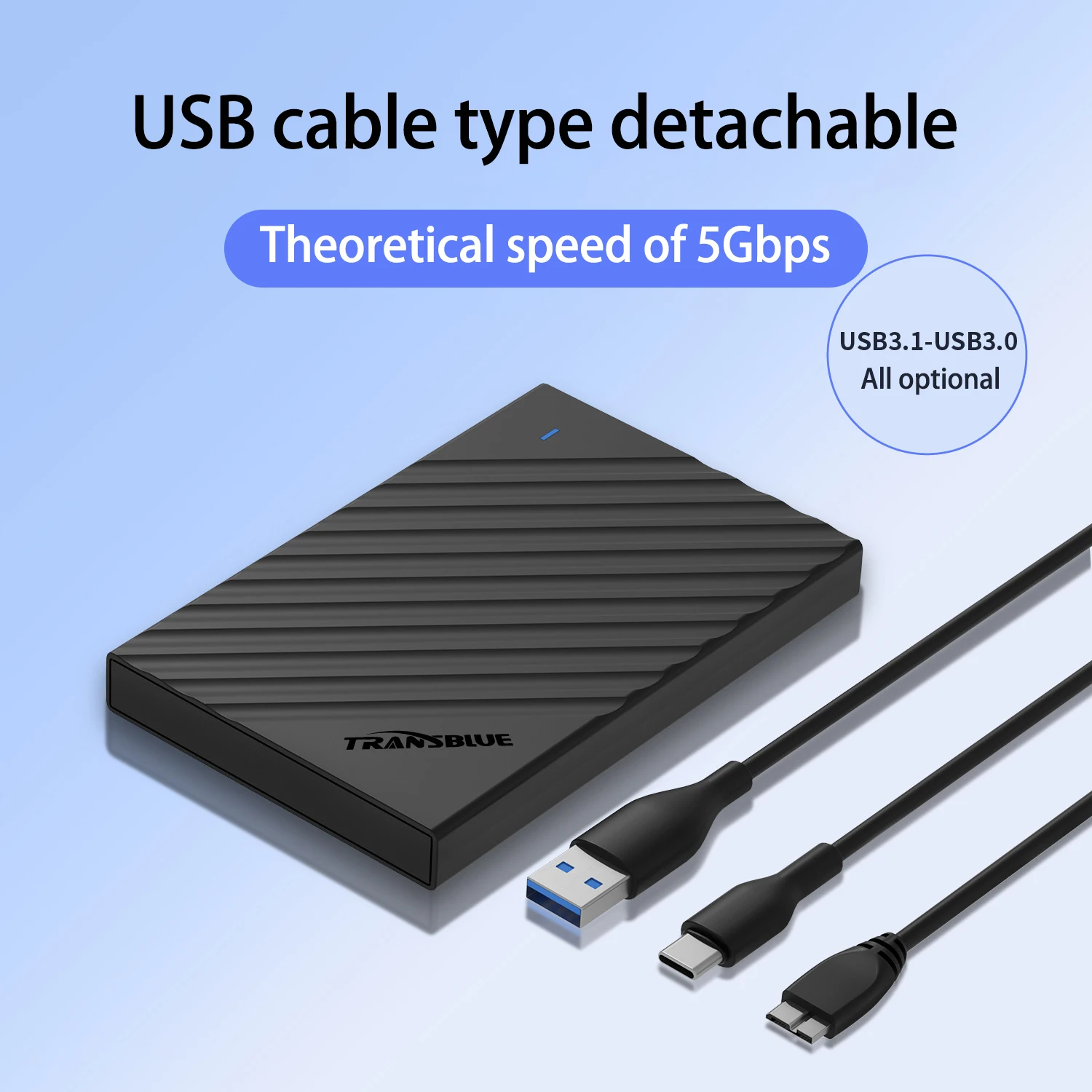 

UTHAI C200 Аксессуары для ноутбуков, бесплатная установка, 2,5-дюймовый внешний механический жесткий диск SATA, портативный жесткий диск USB3.1
