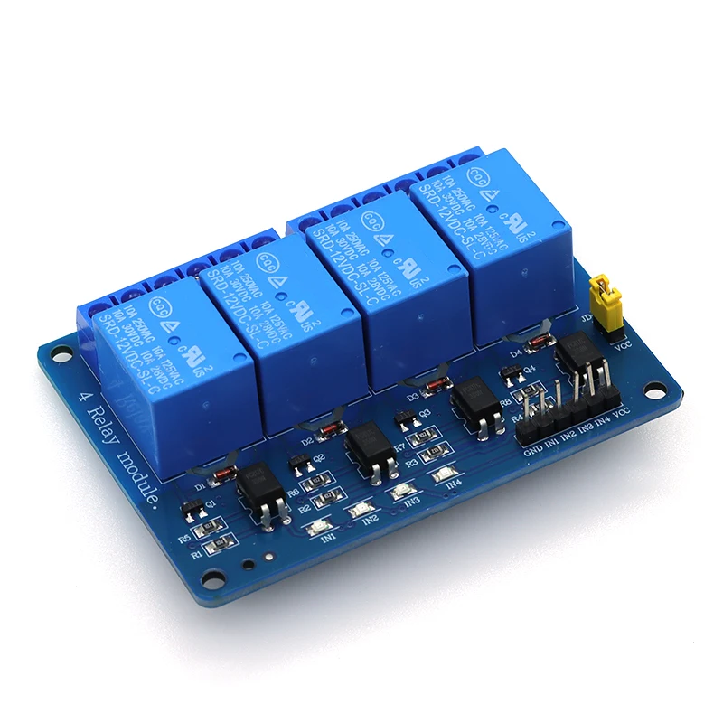 1–5 шт. модуль реле с 4 канала – обзор и цена Relay Module 4 Channel