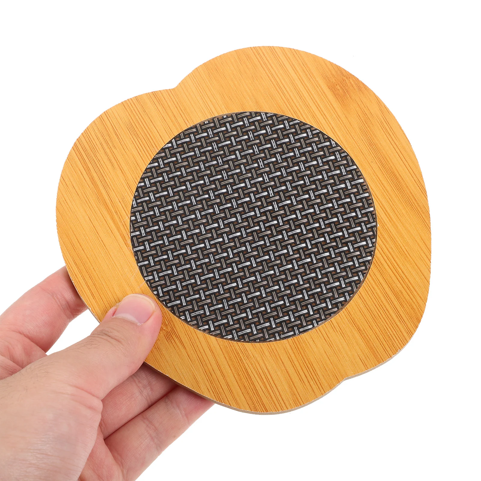 

Bamboo Placemat Hot Plate Holder Pot Holders Kitchen Counter Coasters Wooden Mats Place Mats Trivets Pans Heat Insulation Anti