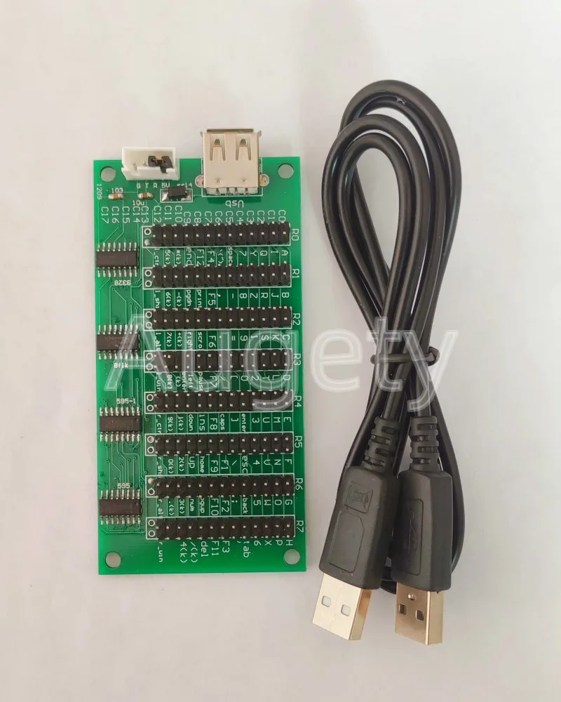 

USB Keyboard HID Module CH9328 Module Chip Scanning Full Keyboard 104 Keys