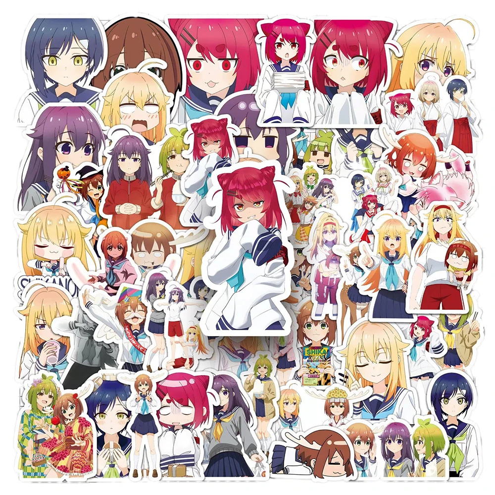 10/30/50 Stück My Deer Friend Nokotan Anime Girl Aufkleber Niedliche Shikanoko Noko Cartoon Aufkleber Notebook Koffer Telefon Aufkleber Pack