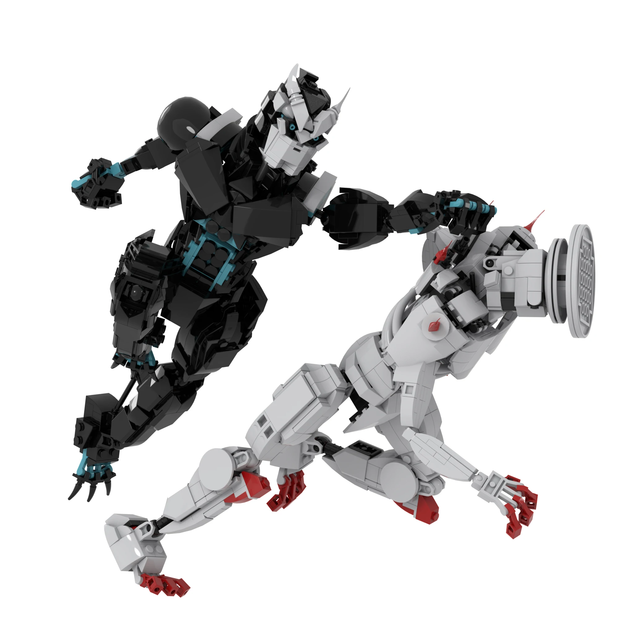 Seri Monster baru dirakit blok meja genggam hadiah ulang tahun anak-anak, mainan Puzzle buatan tangan kaiwa No.9and No.8