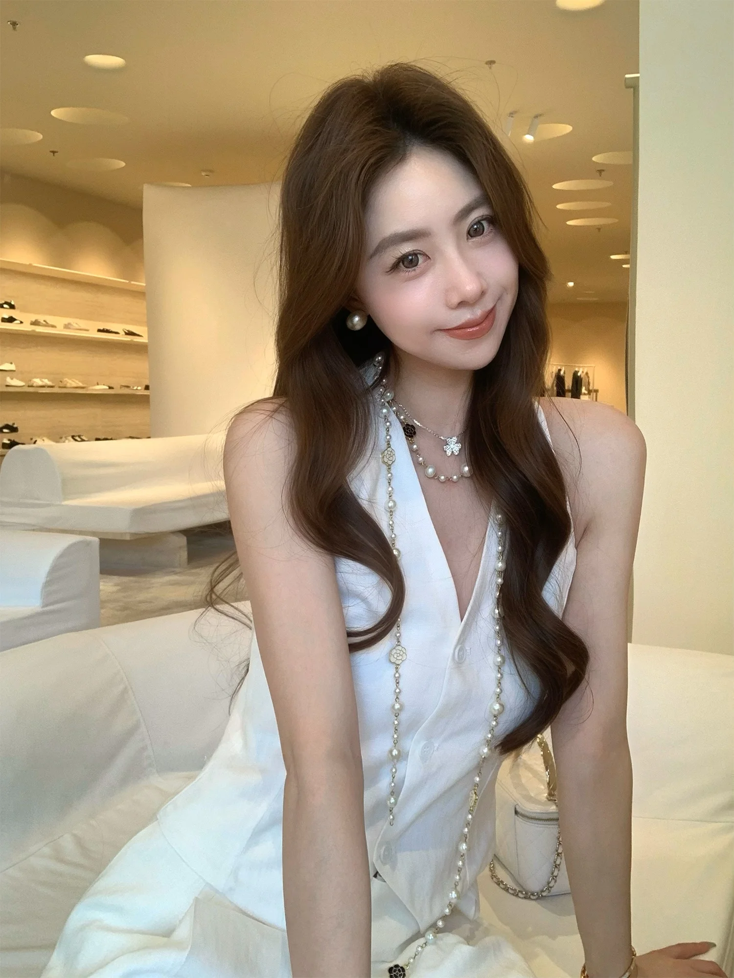 

Clean Fit Luxury Briti Linen Vest High Waist Wide Leg Pants Set Low Key Sle Women's Faion Set Casual Winter Collection