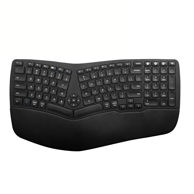 Wireless Bluetooth Silent Keyboard Ergonomic Blade Laptop Rechargeable 106 Gaming Office Keyboard