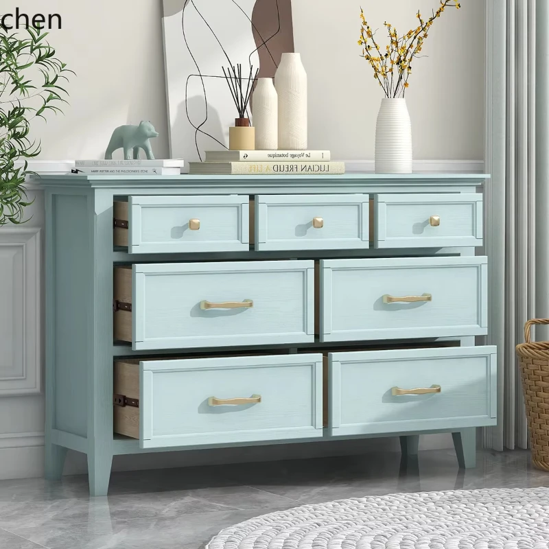 

TQH Nordic solid wood cabinets, drawers, chest cabinets, bedroom storage cabinets, bedside storage cabinets