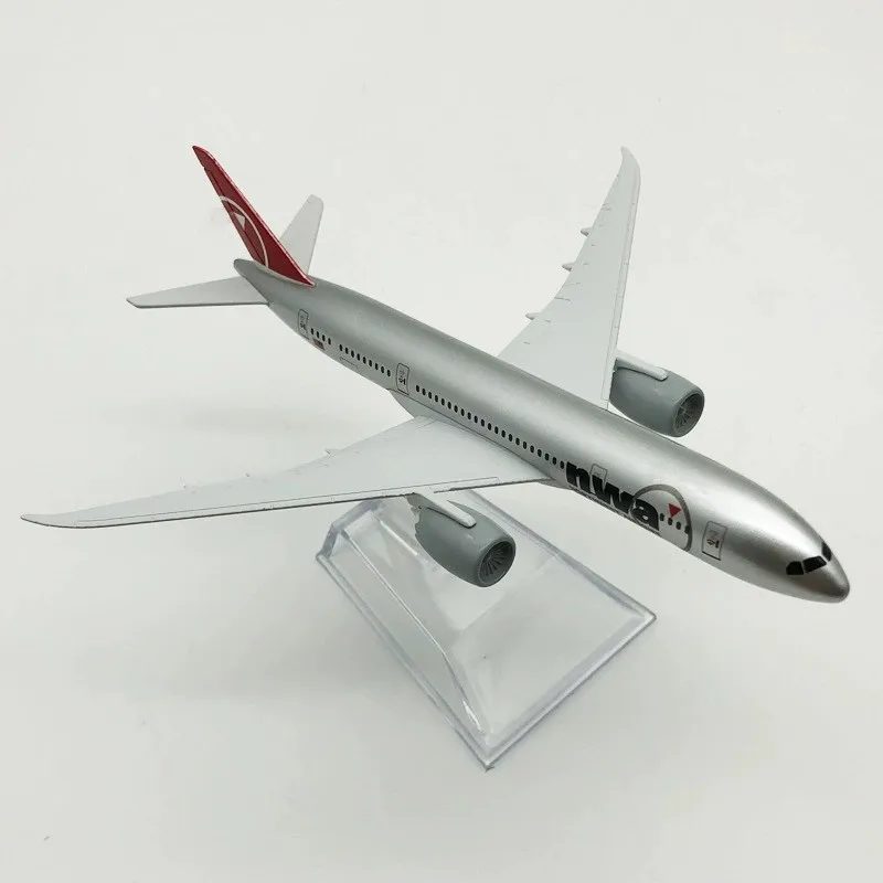 1/400 Scale Alloy Metal B787 Plane Model Air Northwest 787Airways 16cm Airplane Model Collectible for Aviation Enthusiast