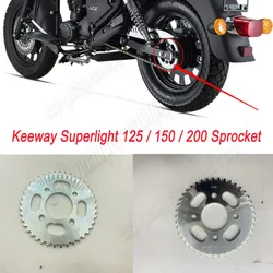 Rear Chain Sprocket Latest motorcycle accessories for Motorcycle Keeway Superlight 125 / 150 / 200 Superlight125