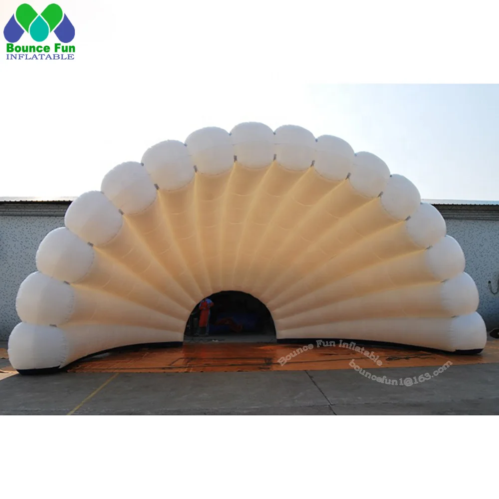 

Newcommercial Igloo Large Inflatable Stage Cover White Shell dome Tents And Shelters Patio party for Wedding event music concert