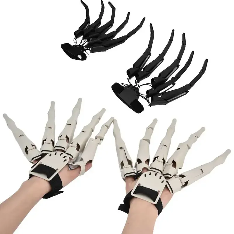 Halloween Decorations Articulated Fingers Extensions Holiday Finger Party Decoration Props Horror Ghost Claw Movable Finger