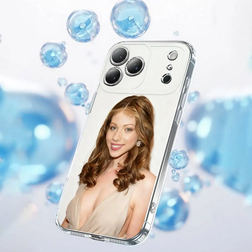 Actress M-Michelle Trachtenberg Phone Case For iPhone 17,16,15,14,13,12,11,Plus,Pro,Max,Plus,E,Air,Mini Transparent Cover