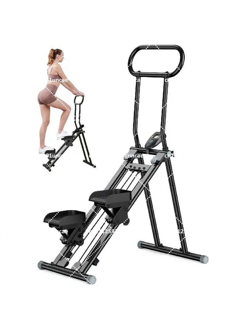 Mini Vertical Folding Cardio Stepper for Home Gym Stair Climbing Exercise Machine