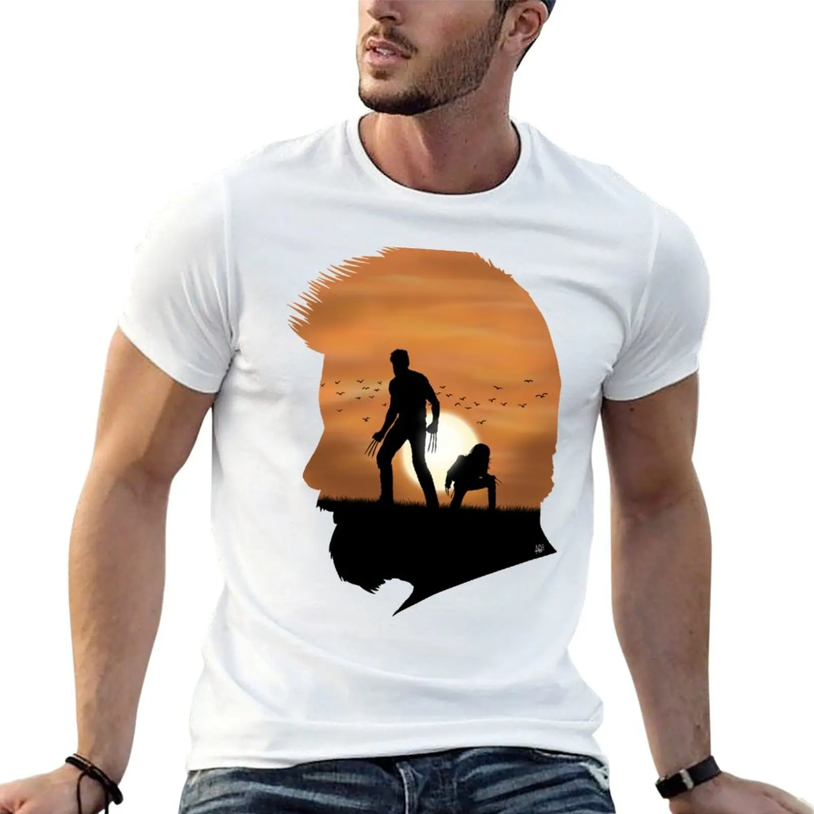Logan T-Shirt sweat anime clothes mens fashion