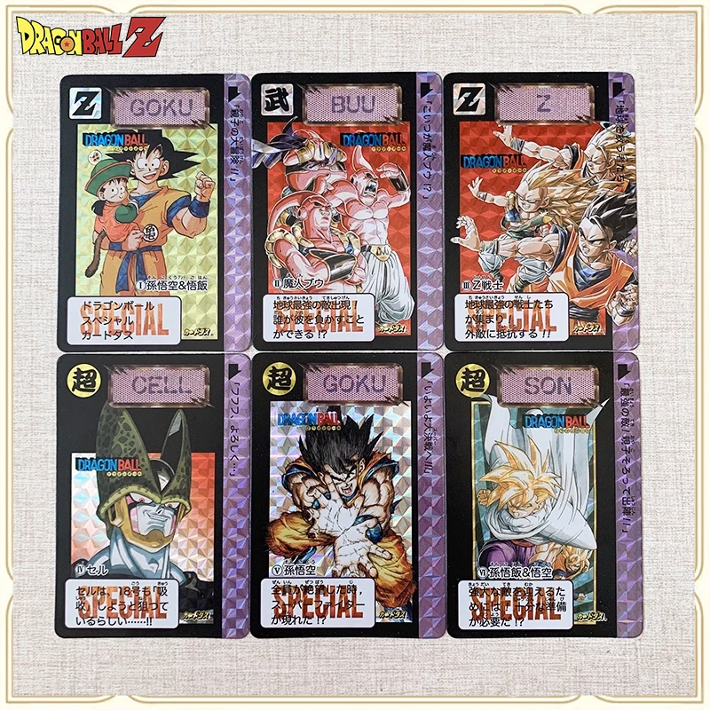 

Аниме Dragon Ball DIY ACG Majin Buu Bejita Yonsei Krillin, игровая игрушка для мальчиков, коллекционная сменная карта, подарок на Рождество и день рождения