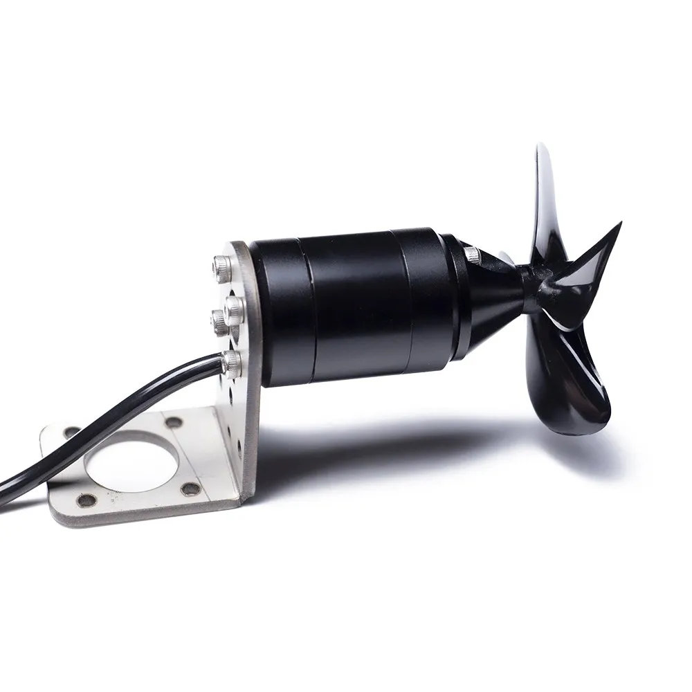X3 Underwater Thruster 260W 24V 2.6KG Thrust with Mount for Model Boat ROV Submersible Propulsion System