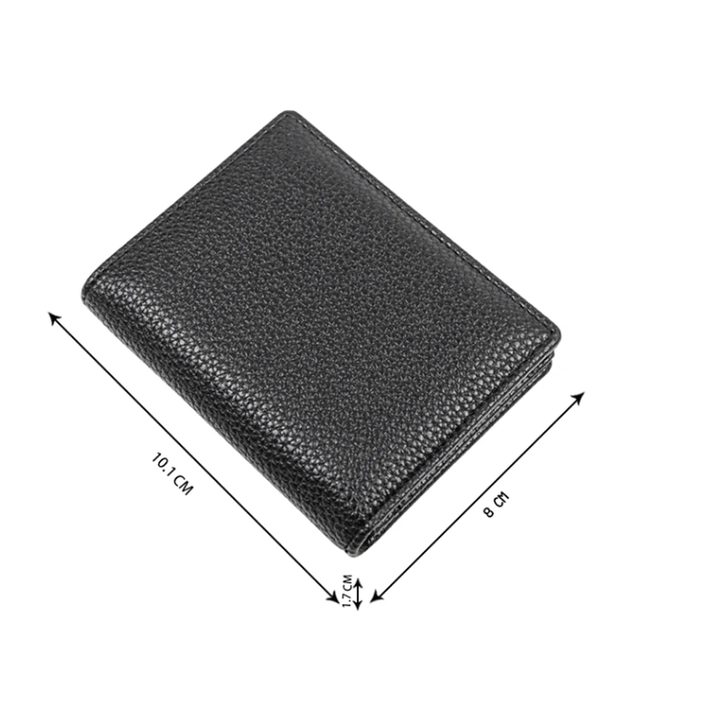 1PC Genuine Leather Business Card Holder Name Card Case Credit Card Wallet for Men & Women